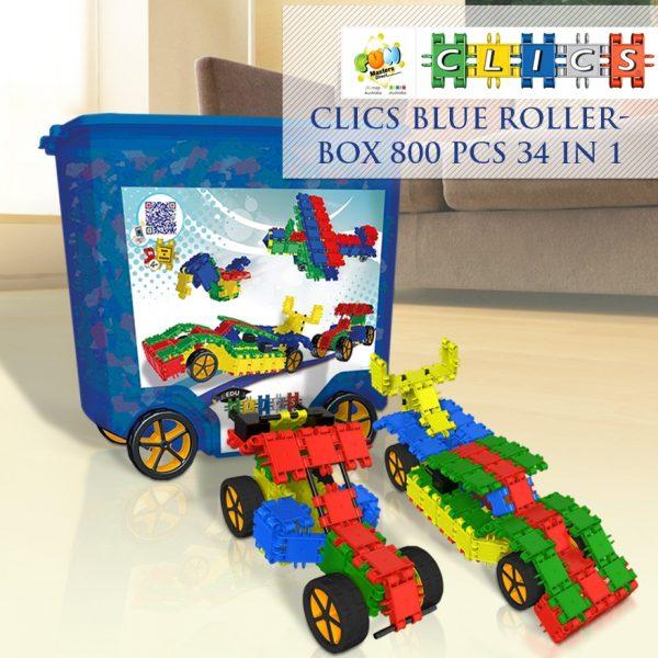 Clics Build & Play 800 Pieces 34-In-1