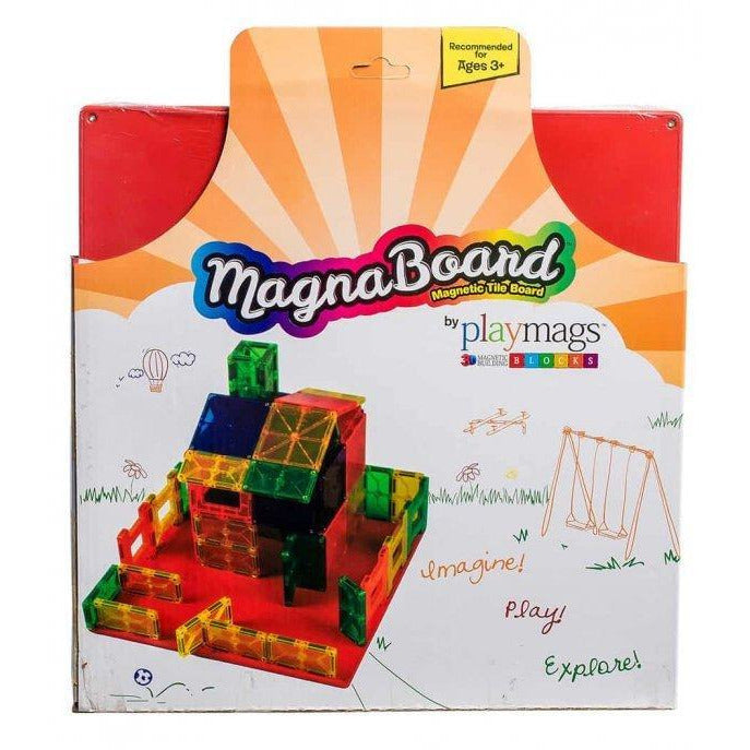 Playmags Large 3D Clear Colour Magnetic Board 30x30cm (2015-'16)